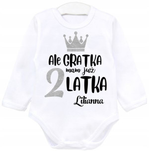 Body dł rękaw Ale gratka mam 2 latka IMIĘ r. 92