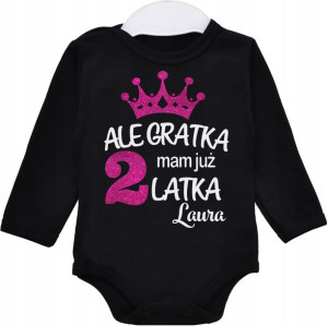 Body dł rękaw Ale gratka mam 2 latka IMIĘ r. 98
