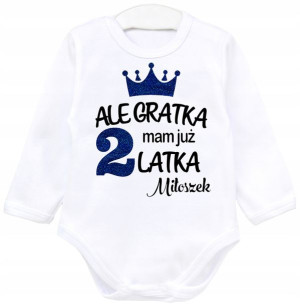 Body dł rękaw Ale gratka mam 2 latka IMIĘ r. 92