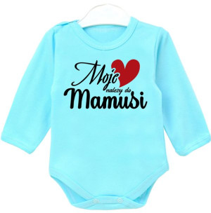 Body dł rękaw Moje serce należy do mamusi r. 80