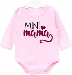 Body z długim rękawem MINI MAMA BROKAT r. 68