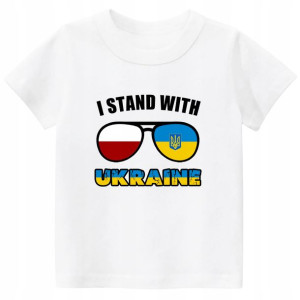 Koszulka T-shirt Ukraina I Stand With Ukraine S