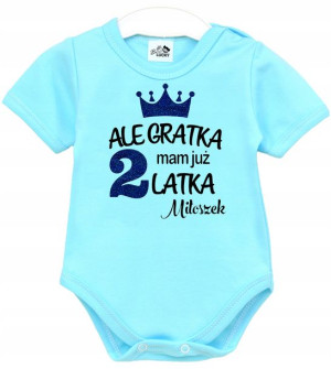 Body kr rękaw URODZINY Ale gratka mam 2 latka r 92