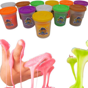 Masa Plastyczna Slime Glut Zapachowa Duża Kolory
