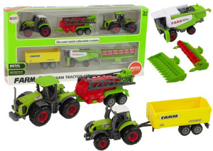 Zestaw Maszyn Rolniczych Traktor Ciągnik Kombajn