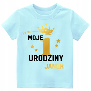 Koszulka URODZINY Moje 1Urodziny IMIĘ r.86
