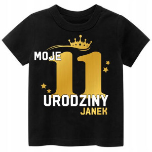 Koszulka URODZINY Moje 11 Urodziny Imię 152