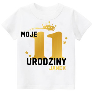 Koszulka URODZINY Moje 11 Urodziny Imię 146