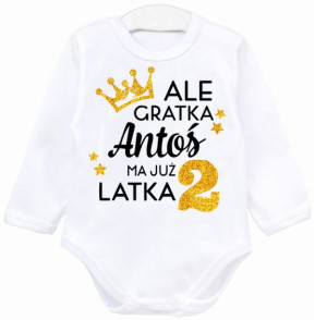 Body dł rękaw Ale gratka mam 2 latka IMIĘ r. 92