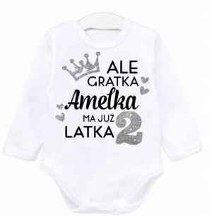 Body dł rękaw Ale gratka mam 2 latka IMIĘ r.98