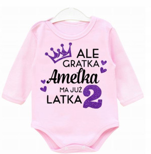 Body dł rękaw Ale gratka mam 2 latka IMIĘ r.92