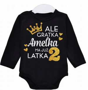 Body dł rękaw Ale gratka mam 2 latka IMIĘ r. 98