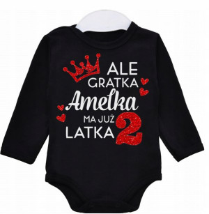Body dł rękaw Ale gratka mam 2 latka IMIĘ r. 92