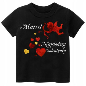 KOSZULKA NA Walentynki Najsłodsza Walentynka r.116