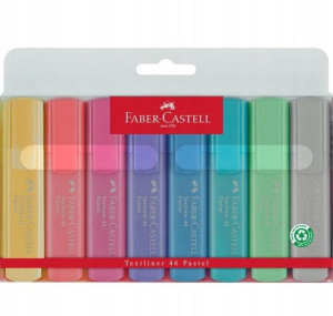 Zakreślacz pastelowy 8 kolorów FABER CASTELL