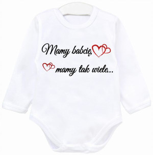 Body dł rękaw MAMY BABCIĘ... DZIEŃ BABCI r. 92