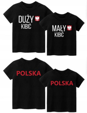 Zestaw Koszulek Kibić Polska Patriotyczna T-shirt