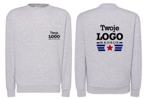Bluza Z Własnym Nadrukiem Logo Kolory Xxl