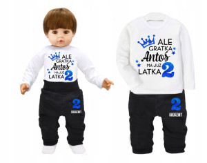 Komplet urodziny Ale gratka ma już 2latka IMIĘ 104
