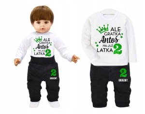 Komplet urodziny Ale gratka ma już 2latka IMIĘ 86