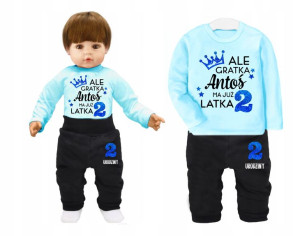 Komplet urodziny Ale gratka ma już 2latka IMIĘ 98