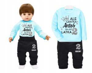 Komplet urodziny Ale gratka ma już 2latka IMIĘ 110