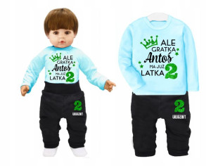 Komplet urodziny Ale gratka ma już 2latka IMIĘ 110