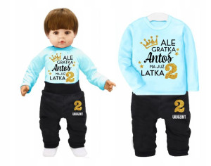 Komplet urodziny Ale gratka ma już 2latka IMIĘ 92