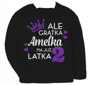 Bluzka URODZINY Ale gratka mam 2 latka IMIĘ r.92