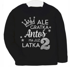 Bluzka koszulka Ale gratka mam 2 latka IMIĘ r 104