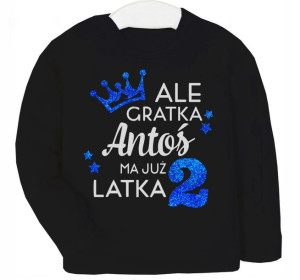 Bluzka koszulka Ale gratka mam 2 latka IMIĘ r 98