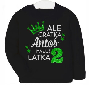 Bluzka koszulka Ale gratka mam 2 latka IMIĘ r 98