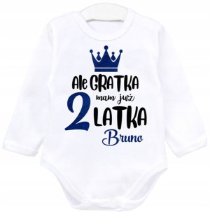 Body dł rękaw Ale gratka mam 2 latka IMIĘ r. 98