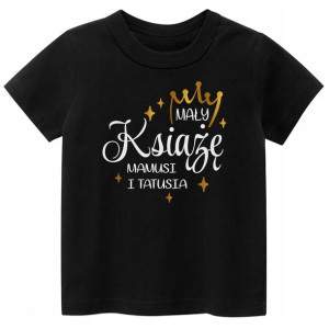 Koszulka Tshirt Mały książę mamusi i tatusia 86