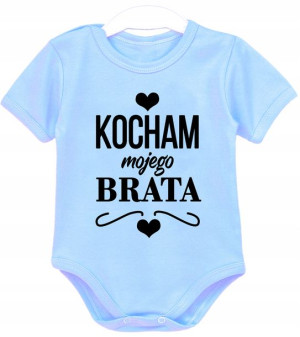 Body niemowlęce Kocham mojego brata r. 80