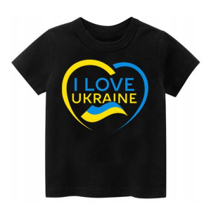 Koszulka Ukraina Patriotyczna I Love Ukraine S