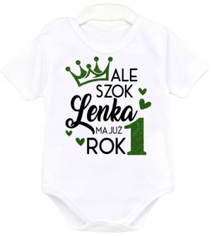 Body kr rękaw URODZINY Ale szok mam już rok r. 92