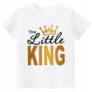 Koszulka tshirt chłopięcy THE LITTLE KING r. 122