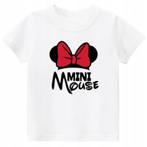 KOSZULKA z nadrukiem Myszka Mini Mouse r. 146