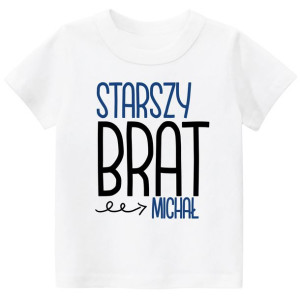 T-shirt koszulka z nadrukiem STARSZY BRAT IMIĘ XXL