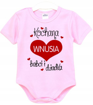 Body napisy Kochana wnusia babci i dziadka r. 80