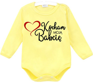 Body dł. rękaw napisy Kocham moją babcię r. 92
