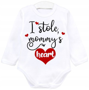 Body dł rękaw napisy I stole mommy's heart r. 80