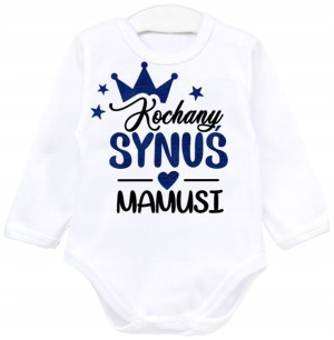 Body dł rękaw napisy Kochany synuś mamusi r. 98