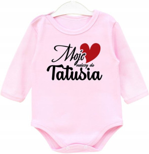 Body dł rękaw Moje serce należy do tatusia r. 80