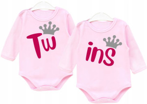Zestaw body niemowlęcych dla bliźniaków TWINS r 80