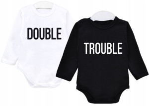 Body dla bliźniaków DOUBLE TROUBLE r. 62
