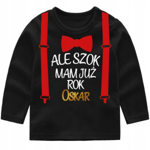 Bluzka urodziny Ale szok mam już rok SZELKI r. 86