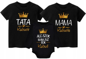 Zestaw na urodziny Mama Tata Dziecko Roczek r. 92