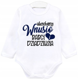 Body dł rękaw UKOCHANY WNUSIO DZIEŃ BABCI r. 98